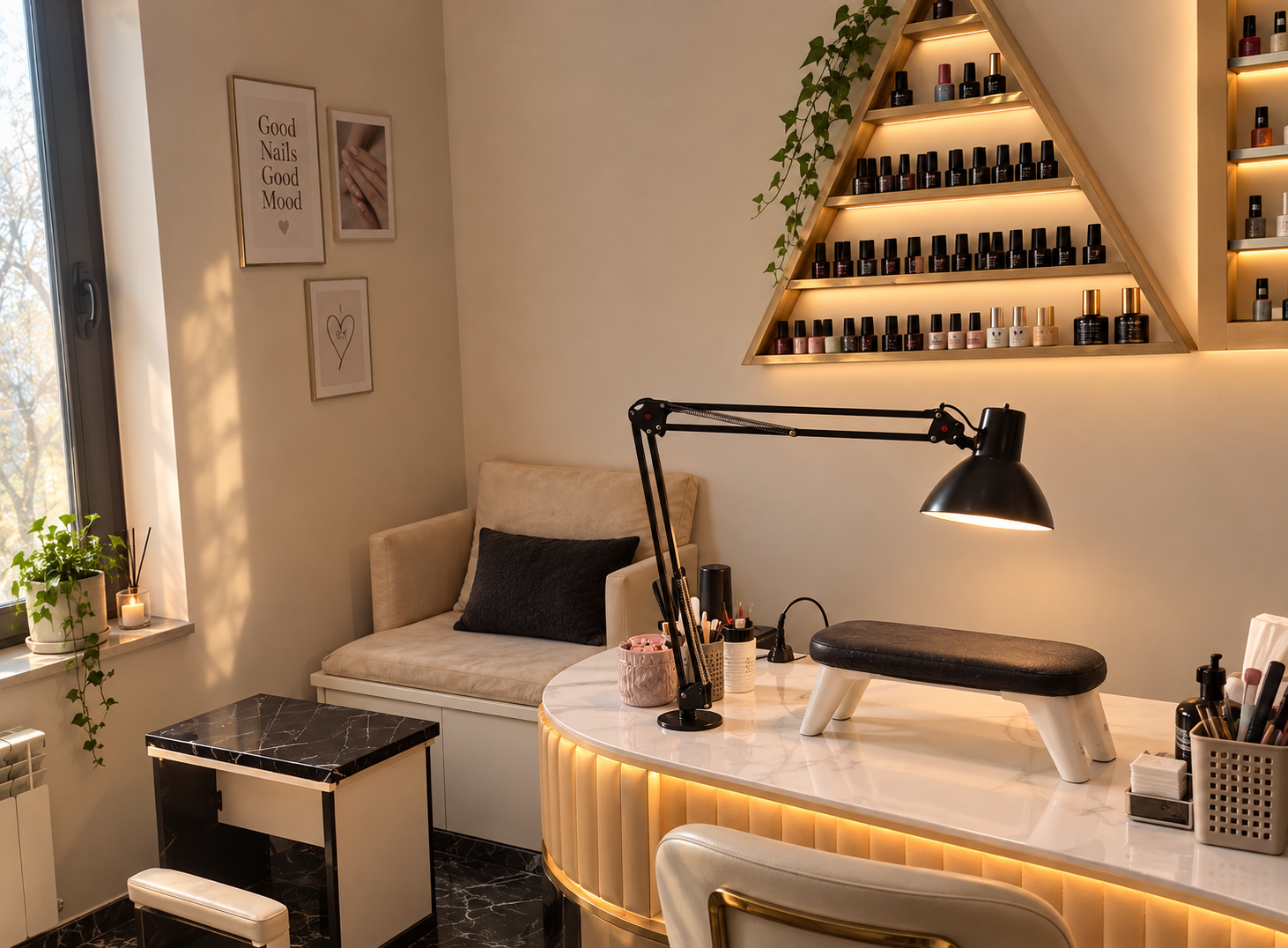 سالن زیبایی nails.by.qazall در اراک، مرکزی